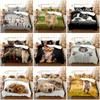 Dogs Quilt/Doona/Duvet Cover Set Single/Double/King Size Bed Pillow Cases