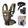 Ergobaby Cool Air Baby 3D Air Machine with Authentic Japanese 1 X 1 Adapt/Loden Carrier, Mesh, Lightweight, Washable, Warranty,