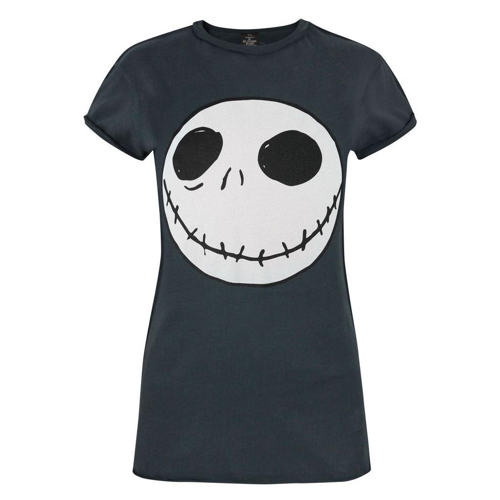 Nightmare Before Christmas Womens/Ladies Jack Reverse Seam T-Shirt