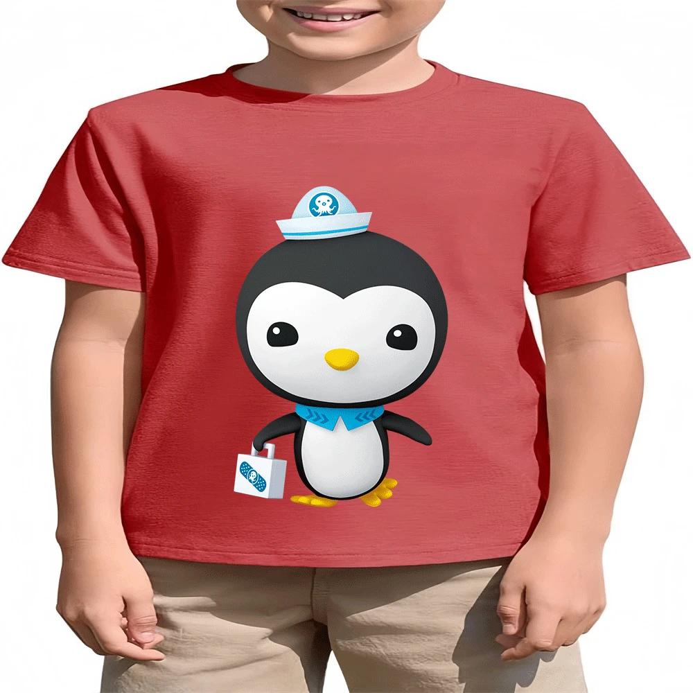 2026 Octonauts Children's Fashion T-Shirt Boys and Girls Cartoon Print Summer Hot Sale