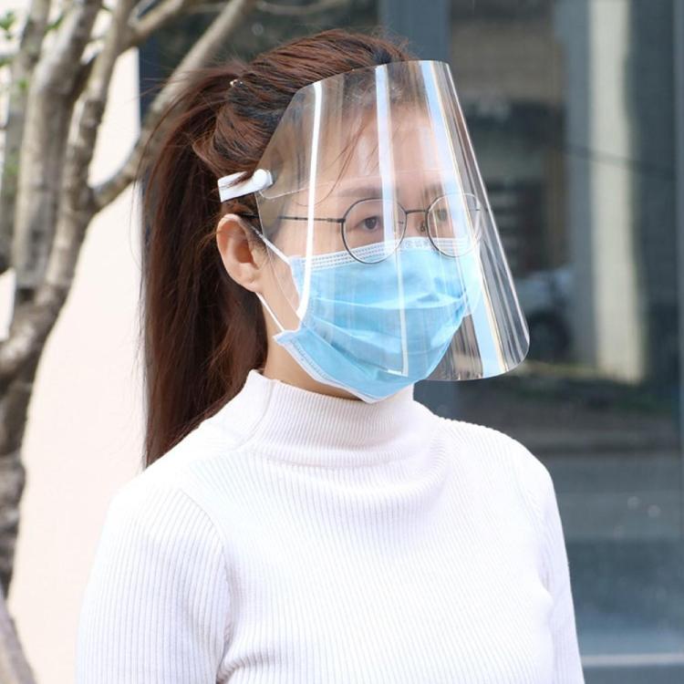 1PC Outdoor Supplies Splash Proof Tansparent Mask Shield Screen Anti-smoke Anti-fog