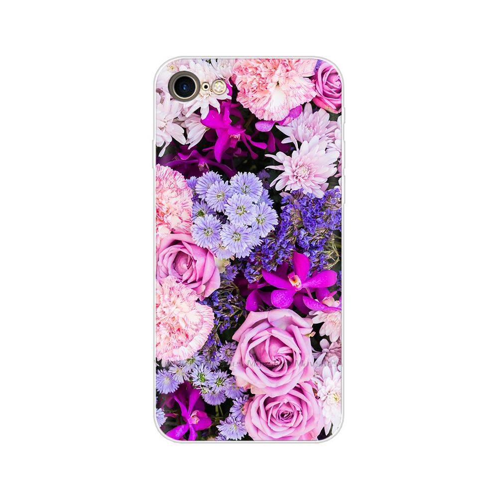 For iPhone SE 2020 Case Fashion Cartoon Soft TPU Back Cover For iPhone SE Clear Silicone Casing Protective Cases For iPhoneSE