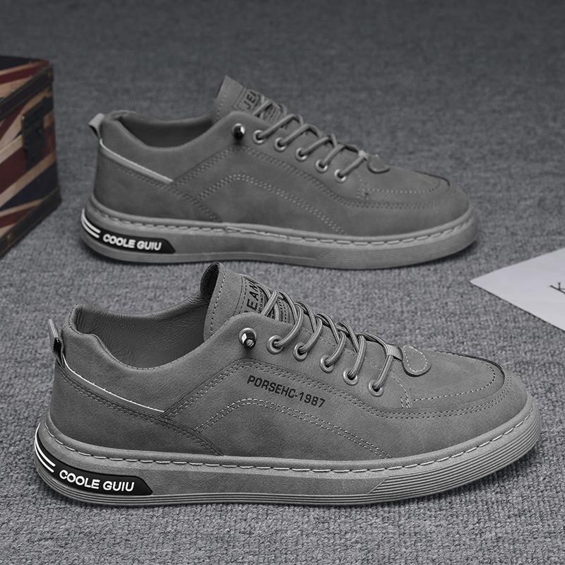 2024 Spring Men's Breathable Sneakers: Trendy, Casual Slip-On Sports Shoes