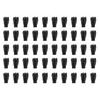 50 Pieces Women Disposable Underwear Thong Panties Black Non Woven Fabric for SPA Travel Massage Tanning