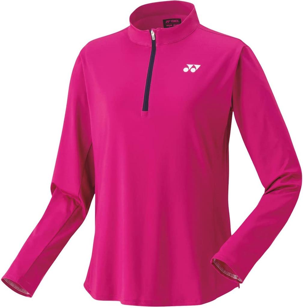 YONEX Long Sleeve Game Rose Pink Size S Women's Shirt, (123),