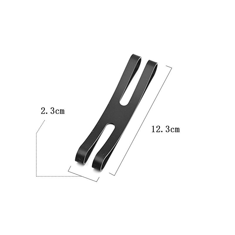 Depozitare veselă de camping în aer liber H-Shaped Silicon Elasticitate ridicată Benzi de cauciuc elastic pentru împachetare Versatil Pentru echipament de exterior
