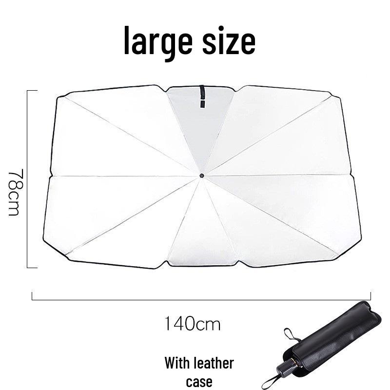 Silver Coated Car Sunshade - Summer Sun Protection Visor and Accessories.