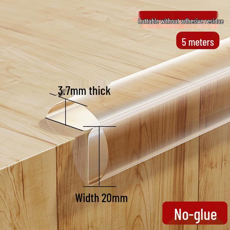 Transparent Anti-Collision Table Corner Protector Airbag for Safety