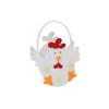 Practical Colorful Easter Felt Basket Cartoon Cute Chicken Tote Bag with Handle Candy Gift Bag Children Gifts