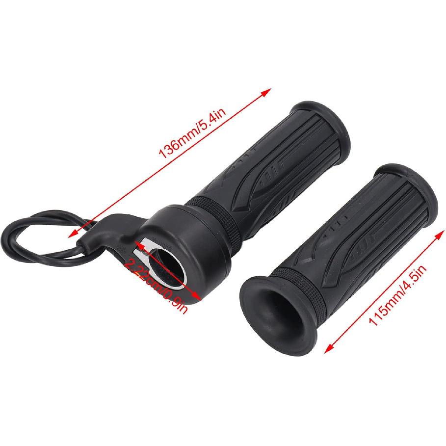 Topyond 20X Full Twist Throttle, Stable E-Bike Throttle, Electric Bike Throttle, Full Twist Throttle Ebike for Scooters and Electric Bicycles with