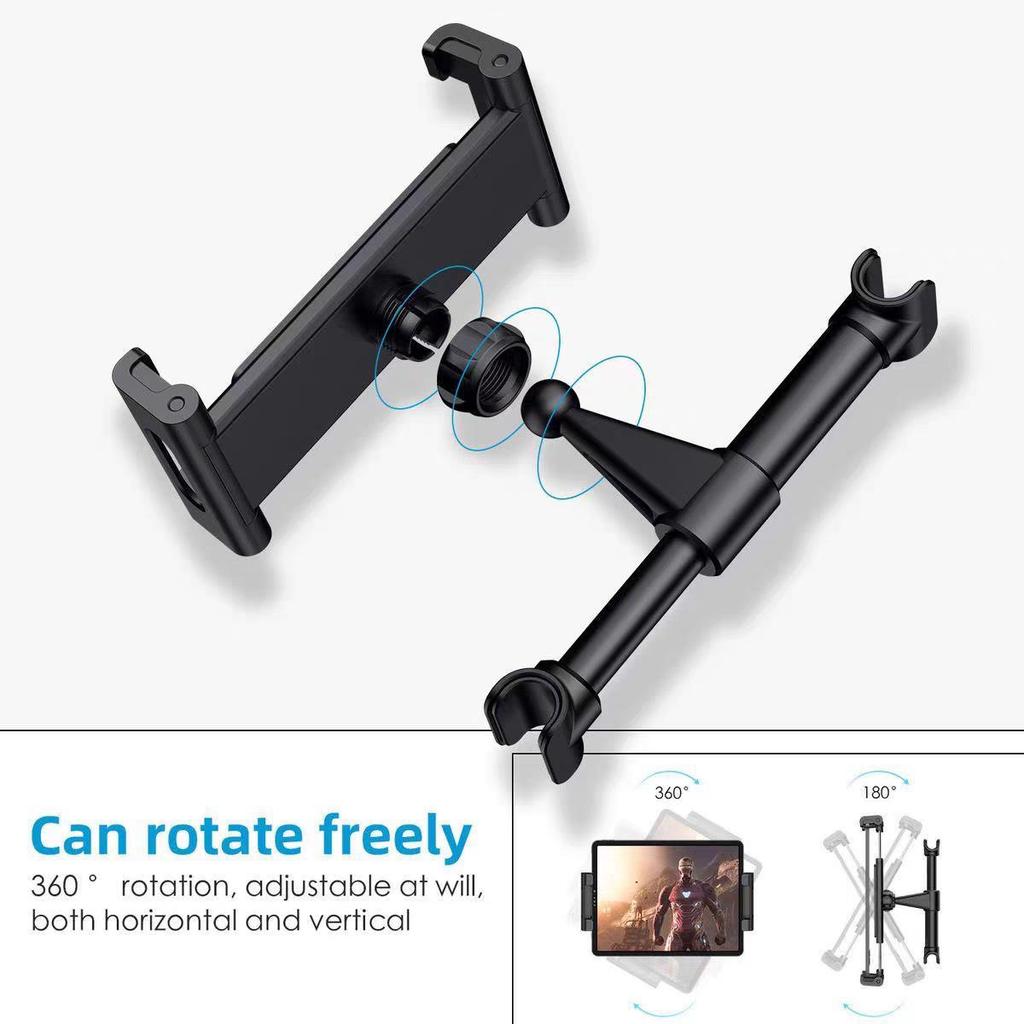 Portable Foldable Car Headrest Mount for Phone and Tablet