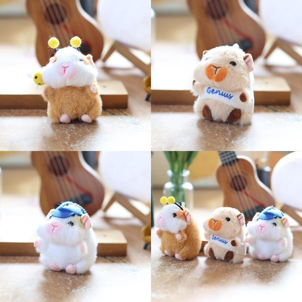 Guinea Pig Plush Stuffed Keychain Backpack Decor Short Plush Toy Gift For Kids