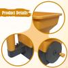 Hand Powered Spreader,Handheld Fertilizer Spreader,Seeder 3 Level Adjustable 3L Capacity for