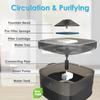Dog Water Fountain, 2.4Gal/9L Pet Water Fountain for Large Dogs & Cats, Automatic Dog Water Bowl Dispenser Cat Drinking Fountain