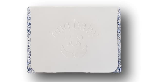 hugbaby Basic Set of 3 Gauze with Waterproof Detachable Made in Japan Bibs, (Boxed), 4-Layer Sheet, Snaps,