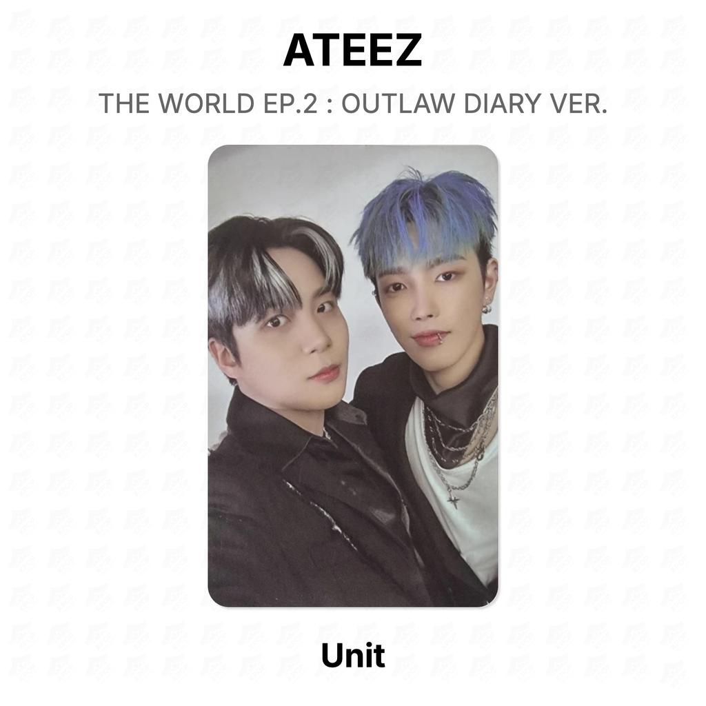 ATEEZ DIE WELT EP.2 : OUTLAW DIARY VER. Offizielle Fotokarte