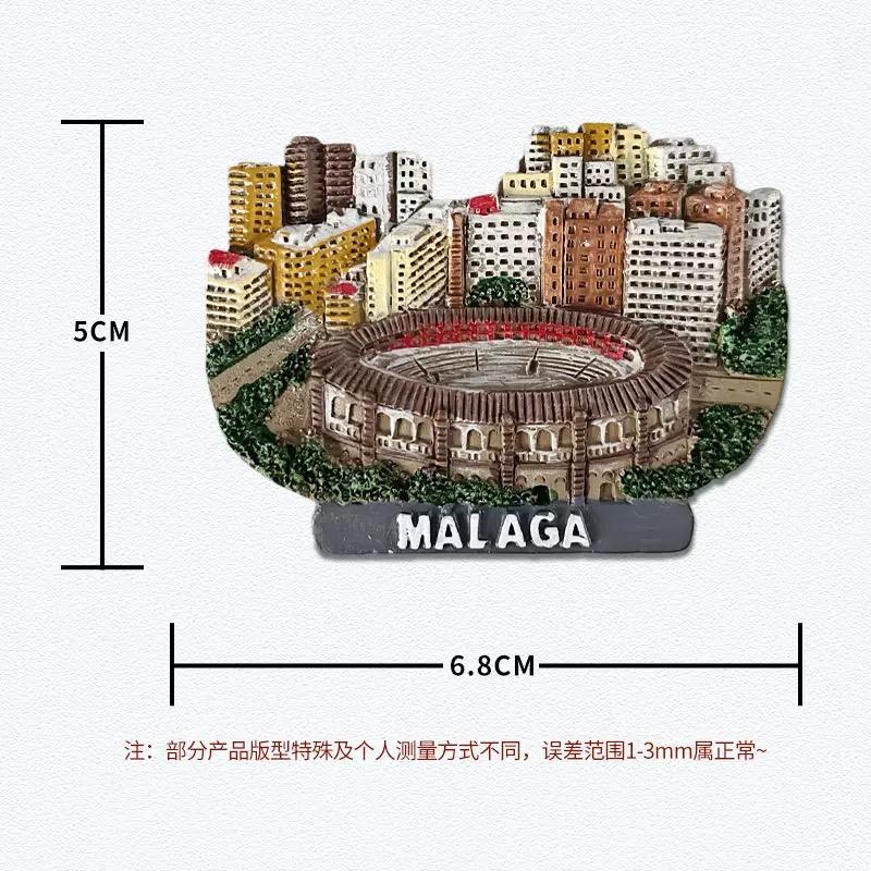 Spanien Harzmalerei Kühlschrankmagnet Aufkleber Heimdekoration Tourismus Souvenirs