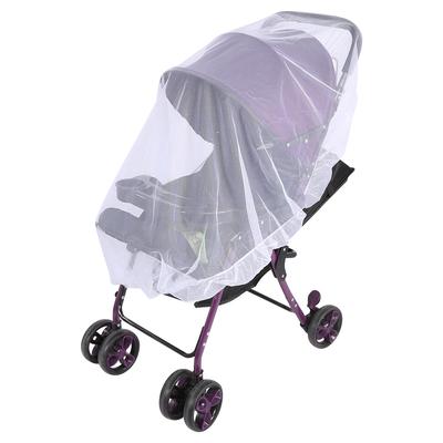 1Pc Baby Kids Stroller Pushchair Mosquito Insect Net   Safe   Mesh Cover (White)