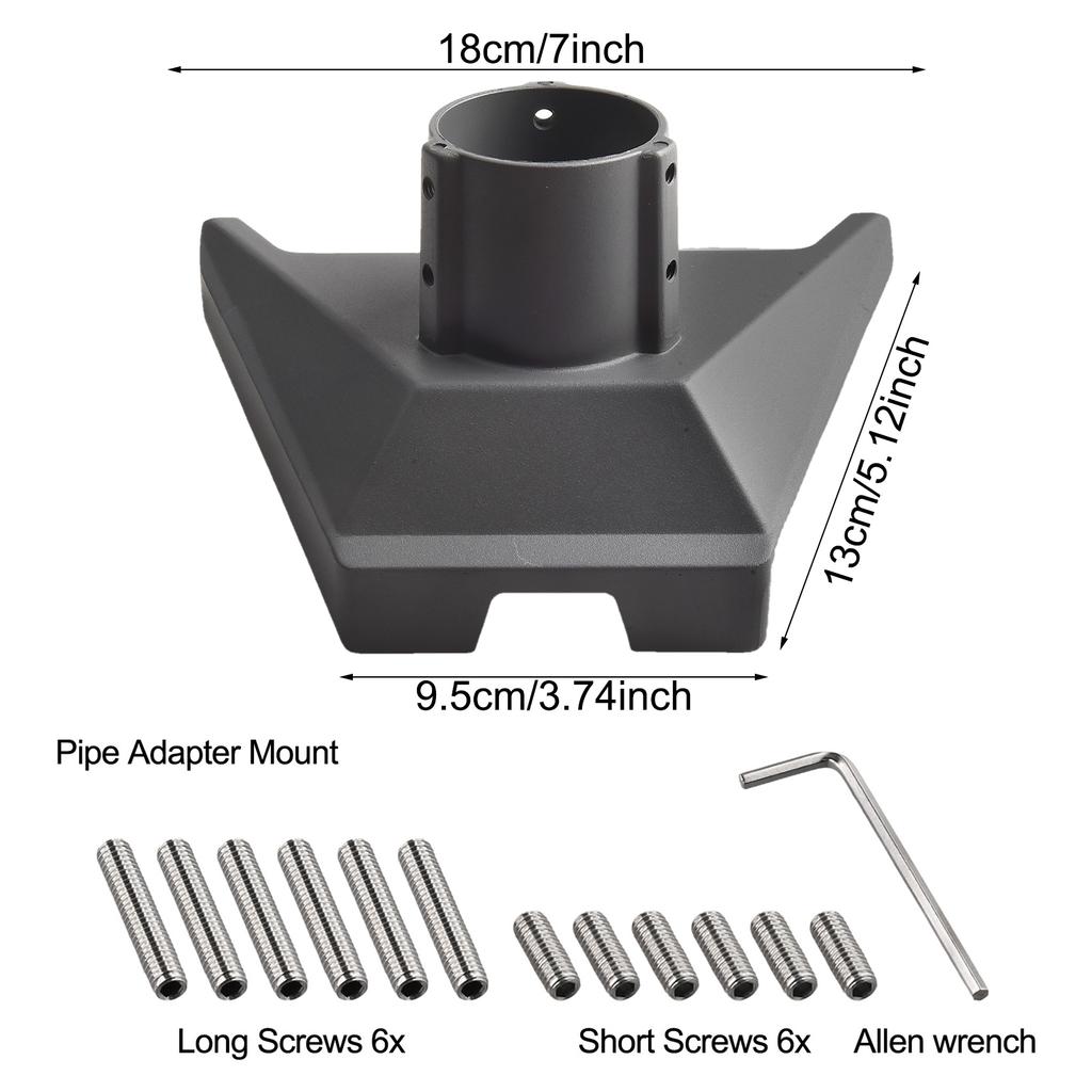 For Starlink For Gen 3 Pipe Adapter Pole Mount Adapter Mounting Kit Flexible Positioning Easy Installation