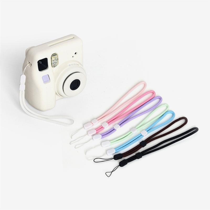 Nylonové zápěstní popruhy pro mini instantní fotoaparáty Nastavitelné a pohodlné Dostupné v různých barvách