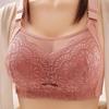 2024 Plus Size Lace Bandeau Bra with Side Support – Minimizes Big Bust for Moms