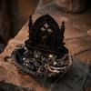 3D Carved Gothic Storage Organizer Tray Skull Design Jewelry Display Tray  Halloween