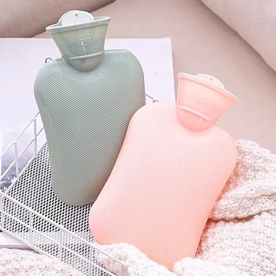 Hot Water Bottle Explosion-proof Water Injection Hot Water Bag for Girls Portable Thick Winter Hand Leg Warmer Bottle