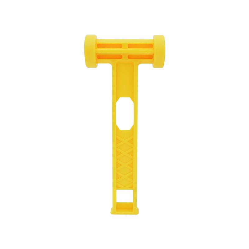 Outdoor Ultra-light Portable Ground Hammer Plastic PE Hammer Camping Canopy Tent Hammer Camping Tool with Diverse Uses жёлтый