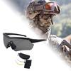 Cycling Glasses PC Frame Bike Sports for Golf Running Skiing Black