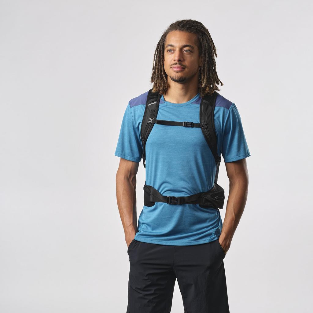 Salomon TRAILBLAZER 20 Backpack (20 Liters) Black/Alloy Free