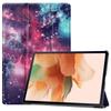 Surfplatta för Samsung Galaxy Tab S7 FE Fodral 12.4 SM-T730 Tri-Folding Smart Shell För Samsung Tab S7 Plus Cover Tab S8 Fodral S7 11