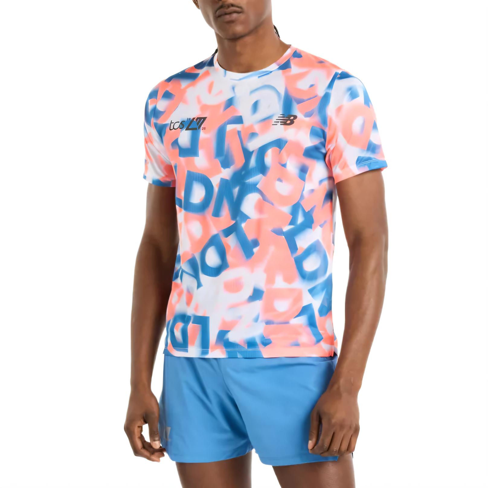 New Balance London Edition T Shirt Men s Printing MT51298D-MLT L