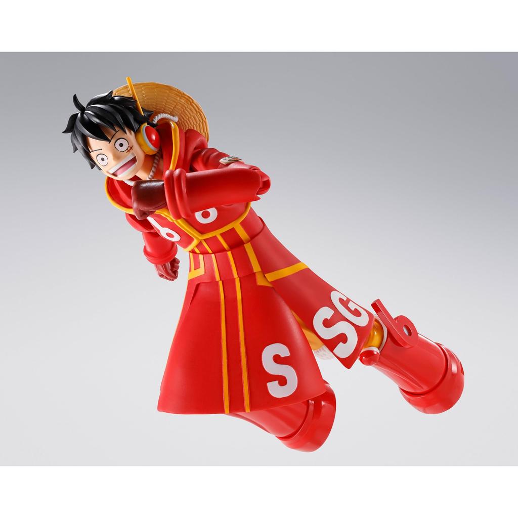 TAMASHII NATIONS S.H.. Figuarts ONE PIECE Monkey D. Luffy Gelecek Ada Egghead 150mm PVC ABS Boyalı Aksiyon Figürü