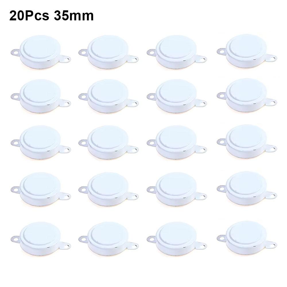 10/20Pcs S/L Sealing Lids White Iron Covers Durable Oil Bottle Seal Caps