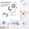 Blue Eyes Adjustable Ring Copper Authentic Elephant Turtle Lotus Infinity Love Open Rings Ideal For Women Wedding Jewellery