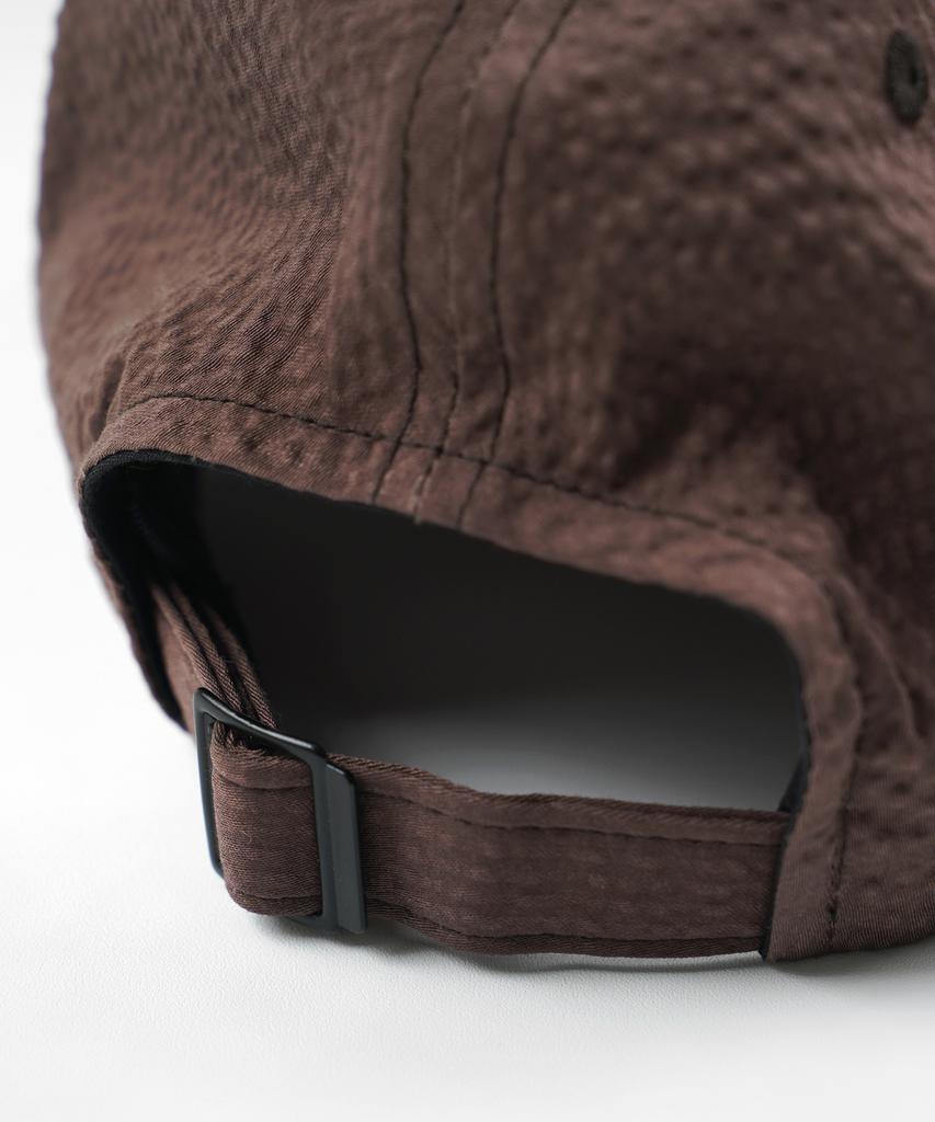 FRIZMWORKS Seersucker Feather Cap _ Brown