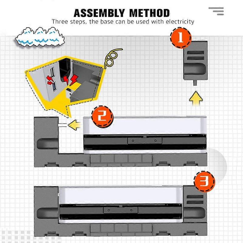 TOPWOLF HS-SW488 For Nintendo Switch/Switch OLED Joy-Con Controllers Charging Dock Game Card Holder