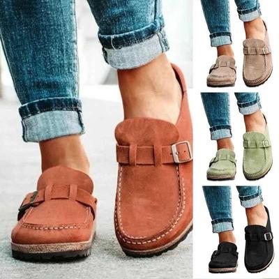 Mocassini da donna, scarpe retrò, slip on, comode, piatte, con plateau, scarpe da donna, nuove, taglie forti, casual, estive, da donna