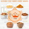 Geiserailie 5 Pieces Hot Bowl Holder Microwave Safe Bowl Cozies Multipurpose Heat Proof Plate Holder to Prevent Hand from Heat and Maintain Food Warm