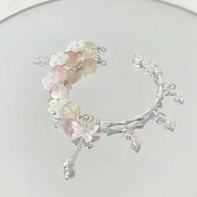 Kristall Schmetterling Armband Studentenparty Hochwertiges Armband Kinder Mädchen Freundschaft Fee Zwei oder Vier Personen Armband