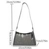 Fashionable PVC Underarm Bag Transparent Shoulder Bag Waterproof Messenger Bag Handbag Phone Bag Women Lipstick Key Storage Bag