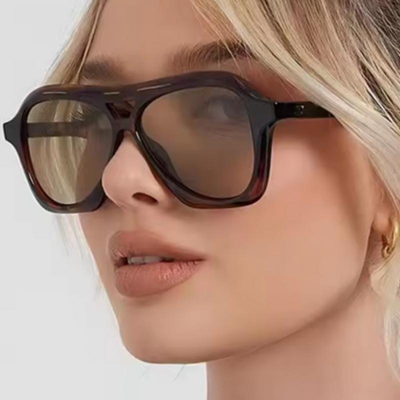 2PACK Fishing Sunglasses Men Women Protection Eyeglasses Trend New Simple Large Frame UV400 Goggles Retro full-frame Sun Glasses