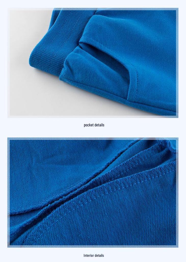 Children's Solid Color Mid-Length Summer Shorts for Boys