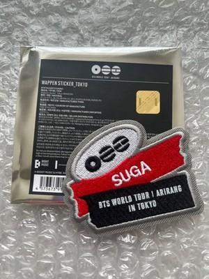 BTS ARIRANG SUGA TOKYO JAPAN POP UP sticker
