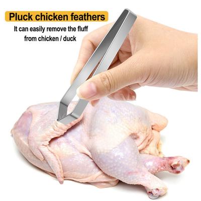Multi Functional Stainless Steel Fishbone Pliers, Extended Tweezers For Pulling And Gripping Kitchen Bones, Small Tool For Picking And Removing Bones