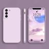 Square Liquid Silicone Al Case For For Samsung Galaxy S20 S21 Plus S22 Ultra S23 FE Bag Funda S24 S26 S25 5G Soft Cover