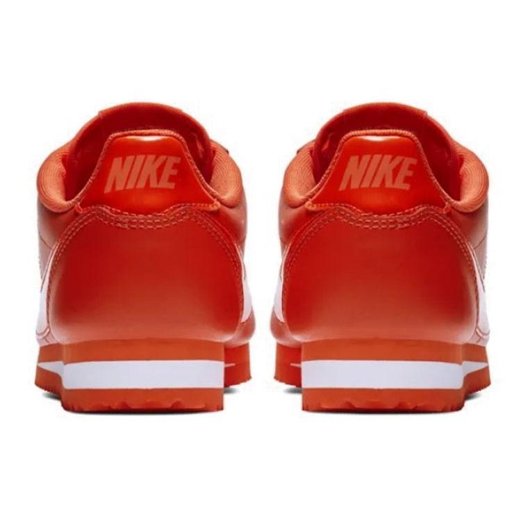 (WMNS) Nike Classic Cortez Premium 'Team Orange' Women's 905614-802
