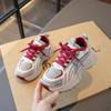 Children's dad shoes 2025 spring and autumn new girls soft-soled sports shoes boys lightweight breathable dad shoes medium and old children