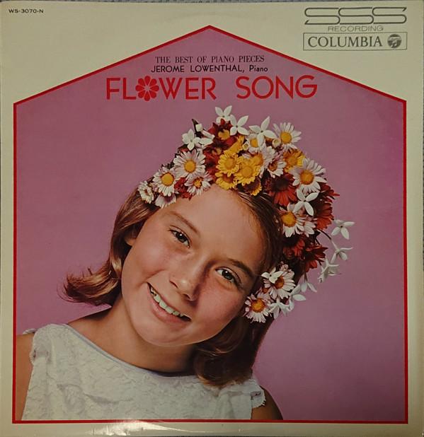 LP Record JEROME LOWENTHAL - Flower Song - The Best Of Piano Pie WS3070N COLUMBIA 1966 Japan Obi Jazz Used