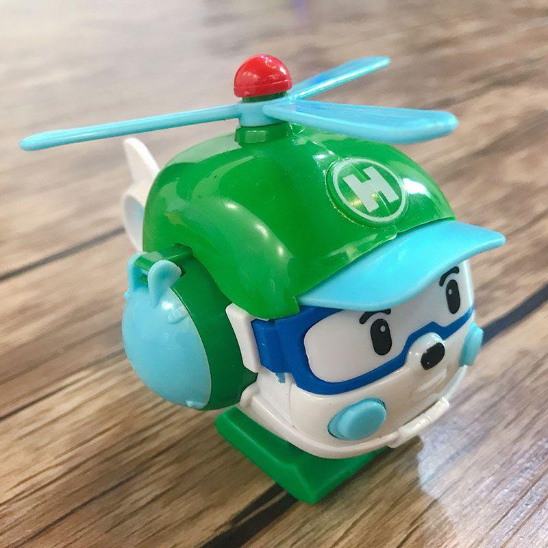 High-quality Robocar Poli Roy Amber Transformers Robot Action Figures Car Bus Set